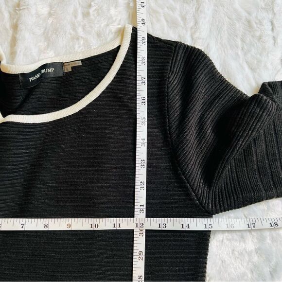 IVANKA TRUMP Ribbed Knit Fit and Flare dress - Picture 7 of 9